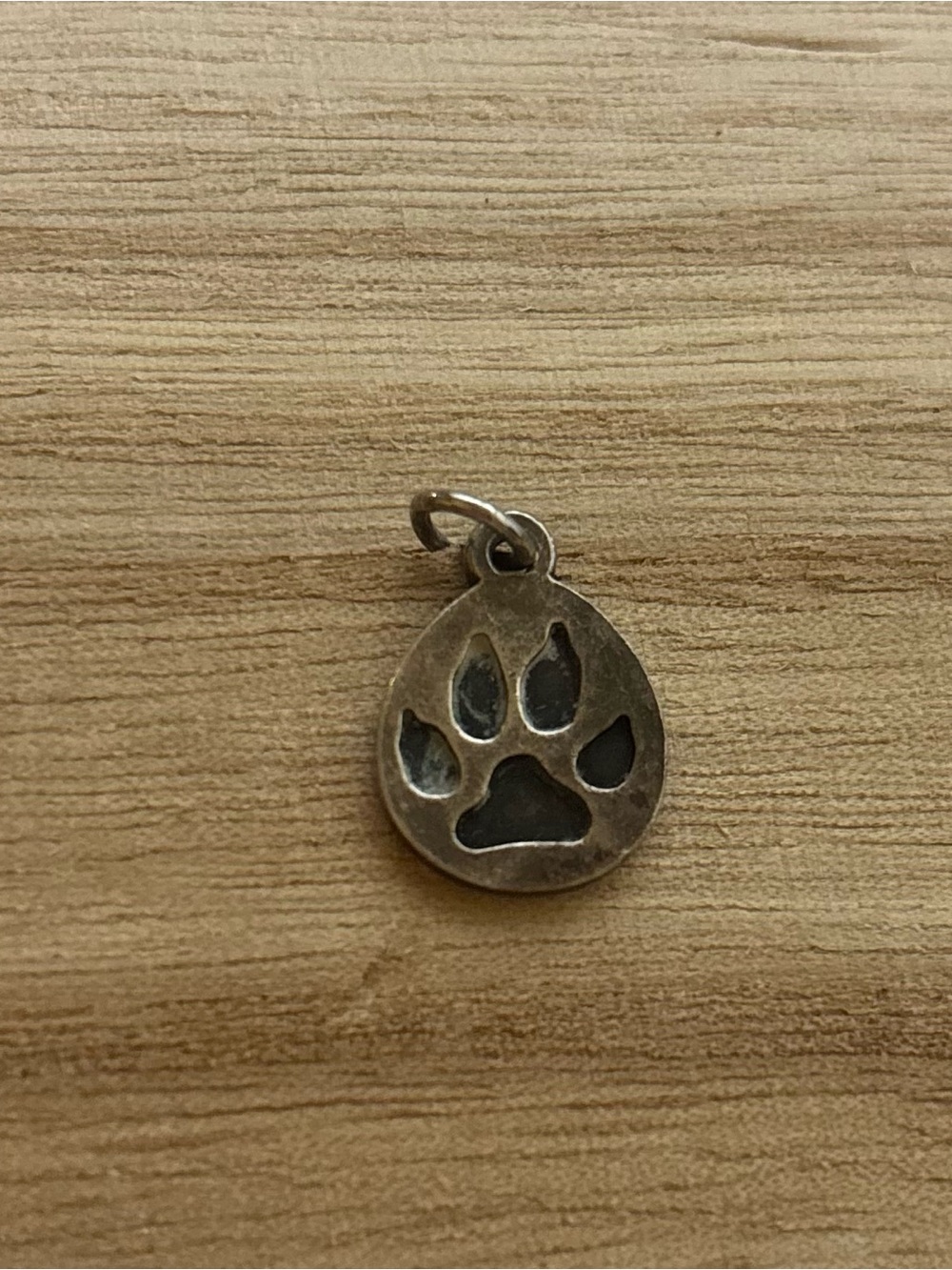James Avery Silver Paw Print Charm